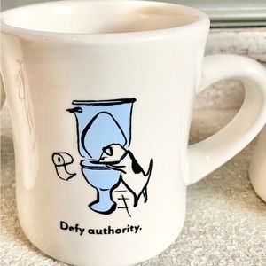 Bad Dog Wisdom Defy Authority mug